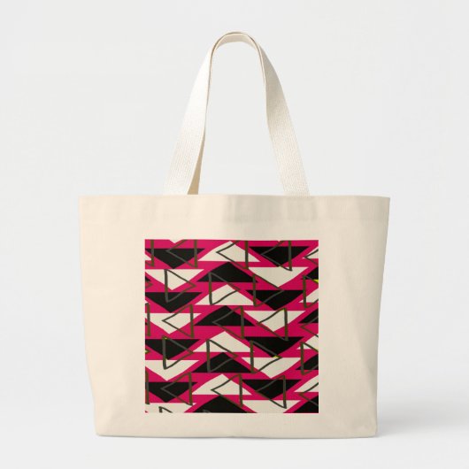 Grand Tote Bag Triangles (Devant)