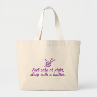 Grand Tote Bag Tricot drôle