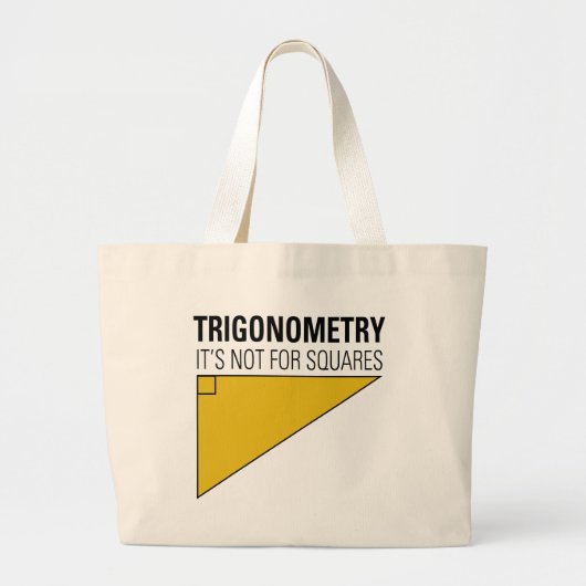 Grand Tote Bag Trigonométrie (Devant)
