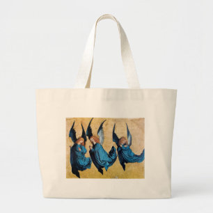 GRAND TOTE BAG TROIS ANGES EN BLEU