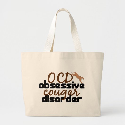 Grand Tote Bag Trouble obsessionnel du cougar (Devant)