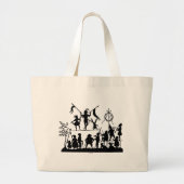 Grand Tote Bag Troupe de cirque (Devant)