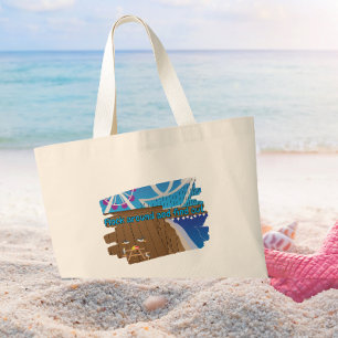 Grand Tote Bag Troupeau autour et découvrez la drôle de mouette