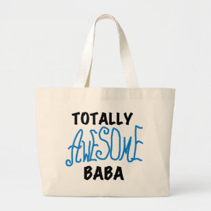 Grand Tote Bag Tshirts et cadeaux Baba absolument géniaux
