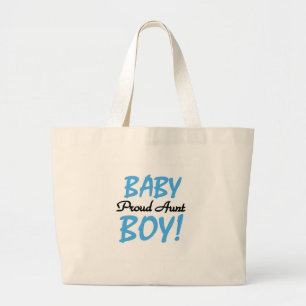 Grand Tote Bag Tshirts et cadeaux de garçon de tante fière