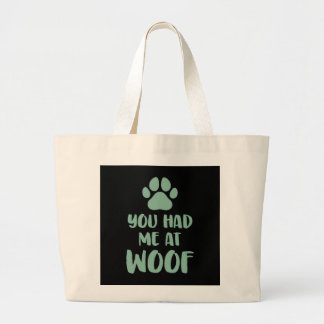 Grand Tote Bag Tu M'As Eu À Woof Woof