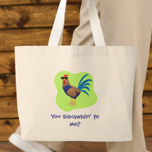 Grand Tote Bag Tu me hurles dessus