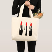 Grand Tote Bag Tubes rouge à lèvres (Devant (produit))