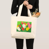 Grand Tote Bag Tulipes2 (Devant (produit))