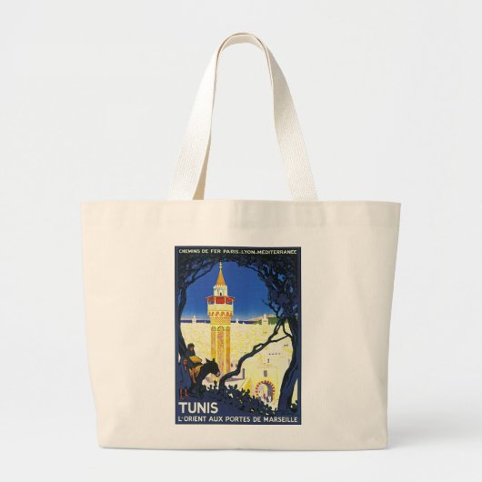 Grand Tote Bag Tunis ~ L'Orient Aux Portes de Marseille (Devant)