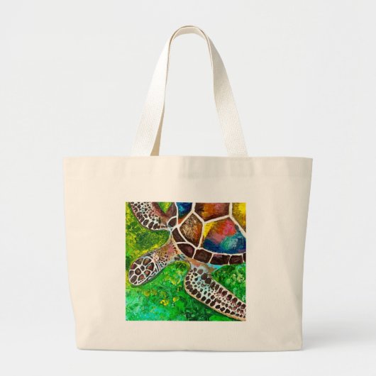 Grand Tote Bag Turtle Jumbo Fourre-tout (Devant)