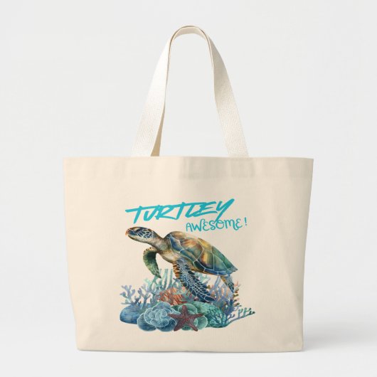 Grand Tote Bag Turtle Tote (Devant)