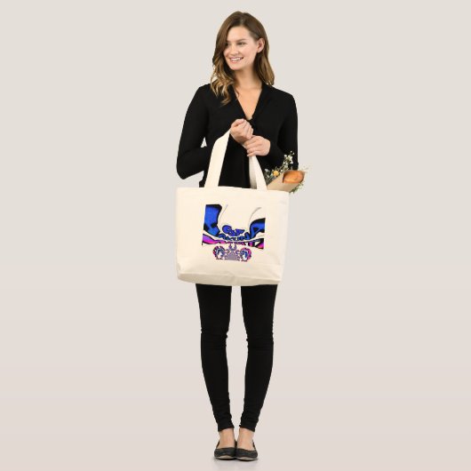 Grand Tote Bag U.S.A belle conception de devis extraordinaire (Devant (modèle))