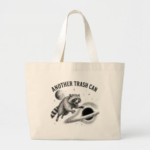 Grand Tote Bag Un autre trou noir de raton laveur sauvage dans un