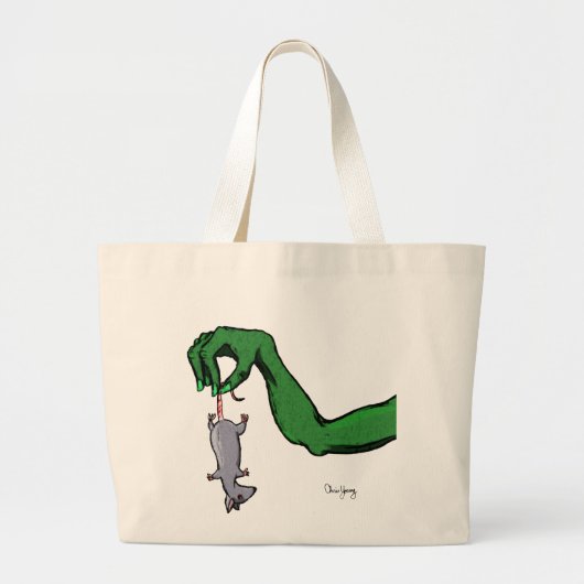 Grand Tote Bag Un coup de main (Devant)