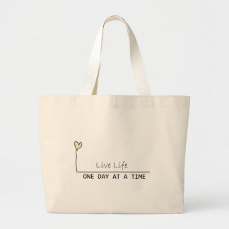 Grand Tote Bag un jour à au temps