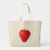 Grand Tote Bag Un jtcnm de fraise rouge (Dos)
