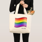 Grand Tote Bag Une Vague De Fierté (Devant (produit))