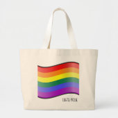 Grand Tote Bag Une Vague De Fierté (Devant)