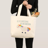 Grand Tote Bag Unicorm impressionnant (Devant (produit))