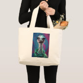 Grand Tote Bag Unique Ostrich design (Devant (produit))