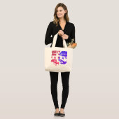 Grand Tote Bag Unité dans la diversité - Une vision collaborative (Devant (modèle))