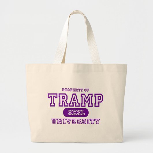 Grand Tote Bag Université de bruit de pas (Devant)
