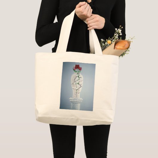 Grand Tote Bag Urne criquée (Devant (produit))