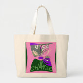 Grand Tote Bag USA Change Art Print (Devant)