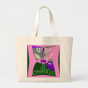 Grand Tote Bag USA Change Art Print