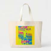 Grand Tote Bag USA Unity Design : Espoir et force (Devant)