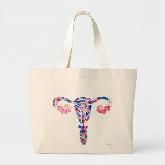 Grand Tote Bag Utérus (Devant)