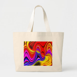 Grand Tote Bag Vagues d'amour_