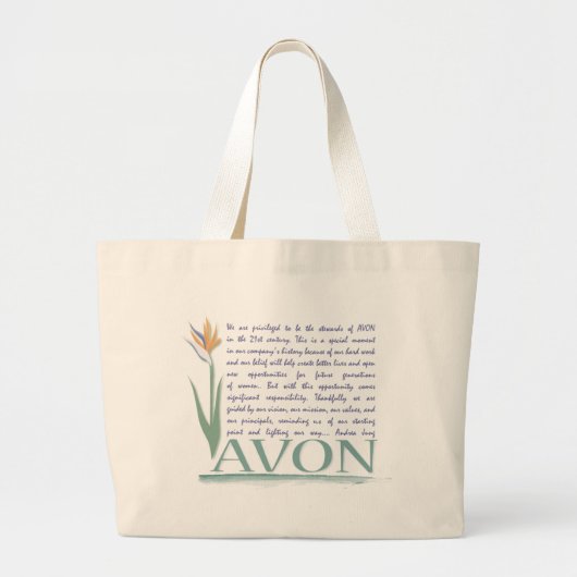 Grand Tote Bag Valeurs Avon de l'entreprise (Devant)