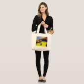 Grand Tote Bag Vallée verte (Devant (modèle))