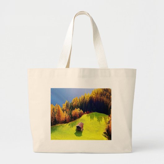 Grand Tote Bag Vallée verte (Devant)