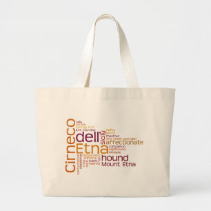 Grand Tote Bag Vallon l'Etna de Cirneco