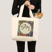 Grand Tote Bag Van Gogh Irises Peinture impressionniste (Devant (produit))