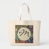 Grand Tote Bag Van Gogh Irises Peinture impressionniste (Devant)