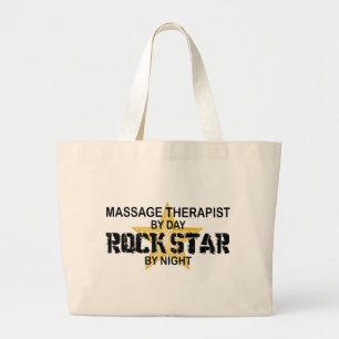 Grand Tote Bag Vedette du rock de thérapeute de massage