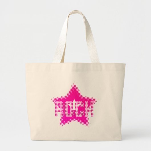 Grand Tote Bag Vedette du rock - scène grunge alternative de punk (Devant)