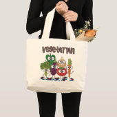 Grand Tote Bag Végétarien (Devant (produit))