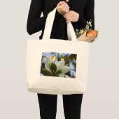 Grand Tote Bag Verre tendu Ciel Magnolia Sud Cadeaux Vêtements (Devant (produit))