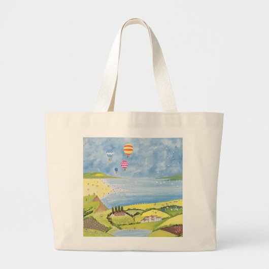Grand Tote Bag Vers le haut d'haut et loin (Devant)