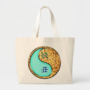 Grand Tote Bag Verseau & Bœuf de Feu