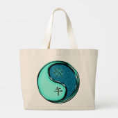 Grand Tote Bag Verseau & Cheval d'eau (Dos)