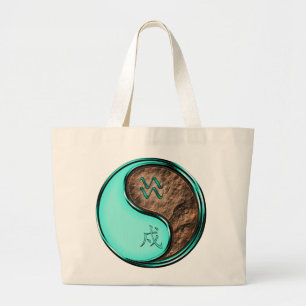 Grand Tote Bag Verseau & Chien de Terre