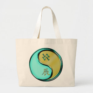 Grand Tote Bag Verseau & Dragon de Métal