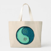 Grand Tote Bag Verseau & Lapin d'eau (Dos)