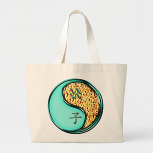 Grand Tote Bag Verseau & Rat de feu
